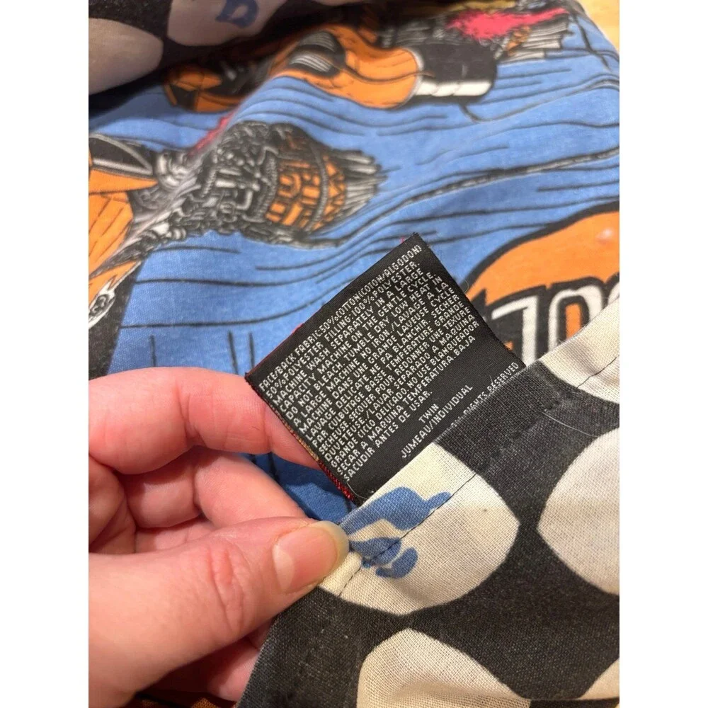 Star Wars VTG Y2K twin comforter blanket pod racing sebulba anakin skywalker